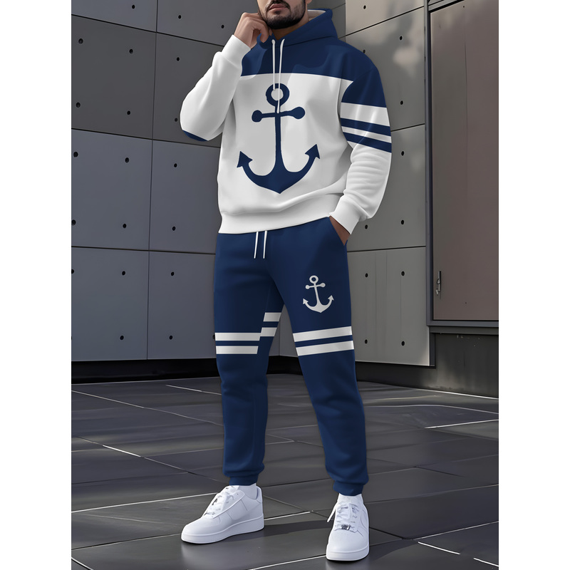 Embellish Knit - Das Herren-Freizeit-Sportbekleidungsset besteht aus einem Kapuzenpullover