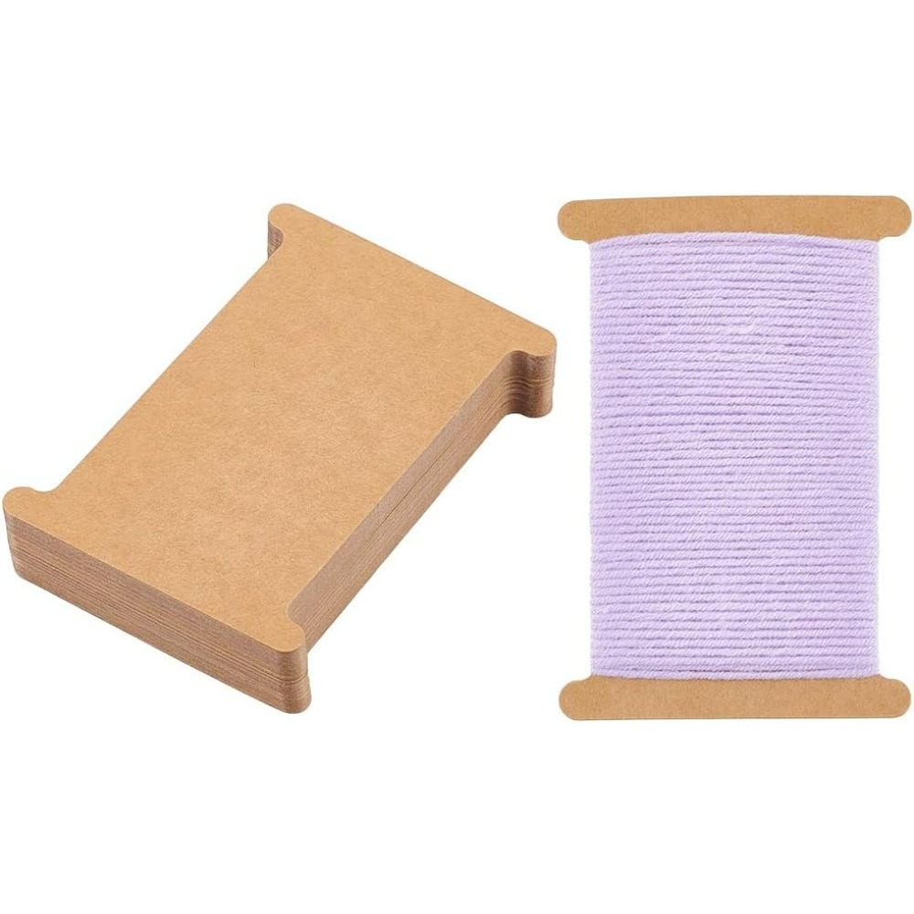 Organza Ribbon Spool - 50 Stück Band-Aufbewahrungsorganisator aus Pappe, Spulen,