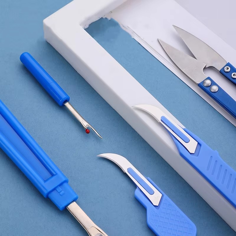 Embroidery Craft - 5-teiliges Nähwerkzeug-Set zum Aufreißen von Nähten