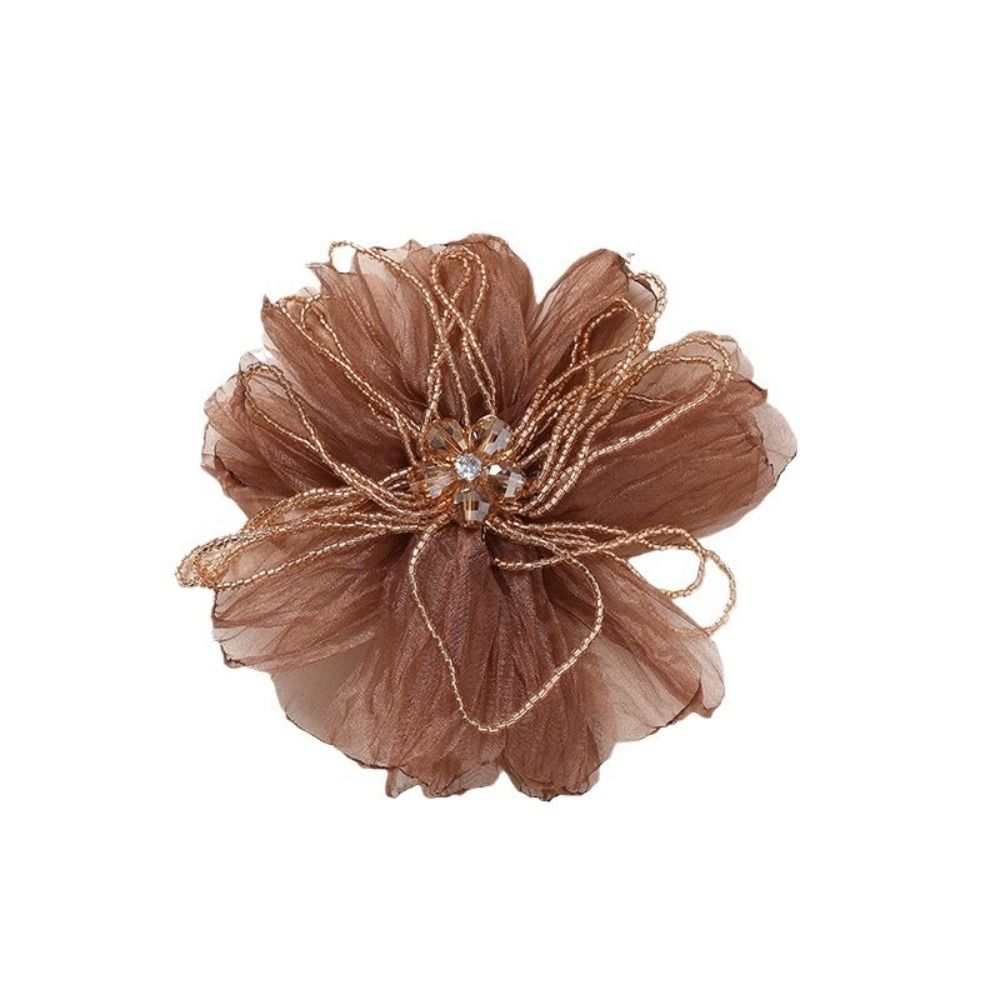Organza-Stoffblumen-Applikatio – Crystal Mesh Fabric Bewertung und Preis